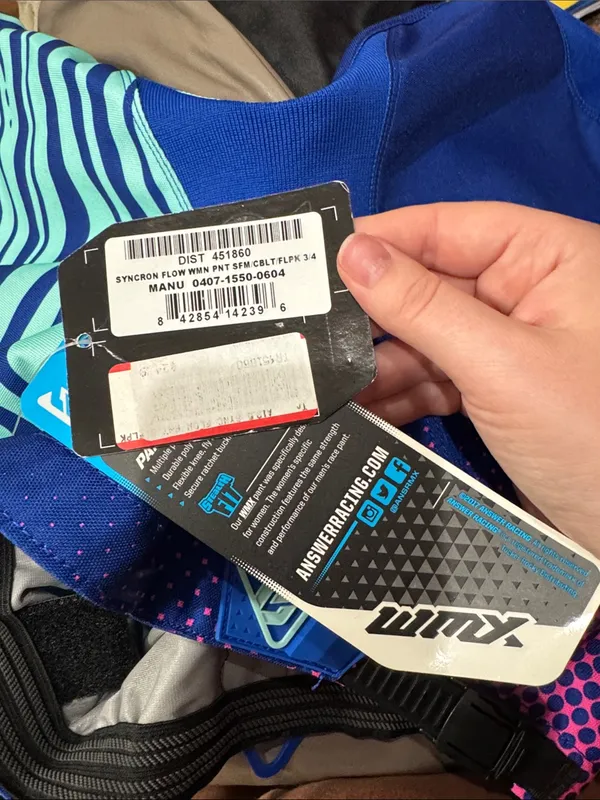 Answer Racing Answer Racing Syncron Flow Pants Motocross Streetstyle size 4 Blue - Image 13