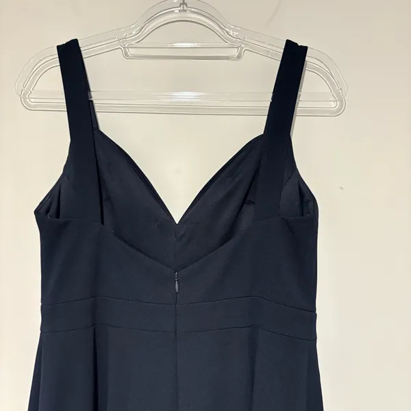 Vera‎ Wang sweetheart front slit gown navy blue size 8 - Image 10