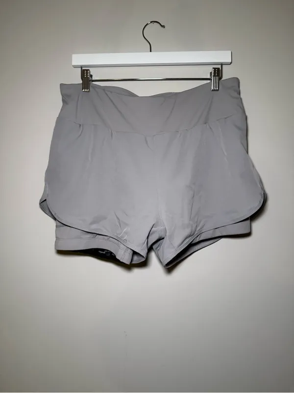 NEPest Gray Padded Cycling Shorts Women’s XL - Image 3
