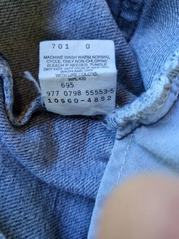 VTG 90s Levi's 560 Loose Fit Straight High Rise Jeans USA Size 9 JR S (27x31) - Image 13