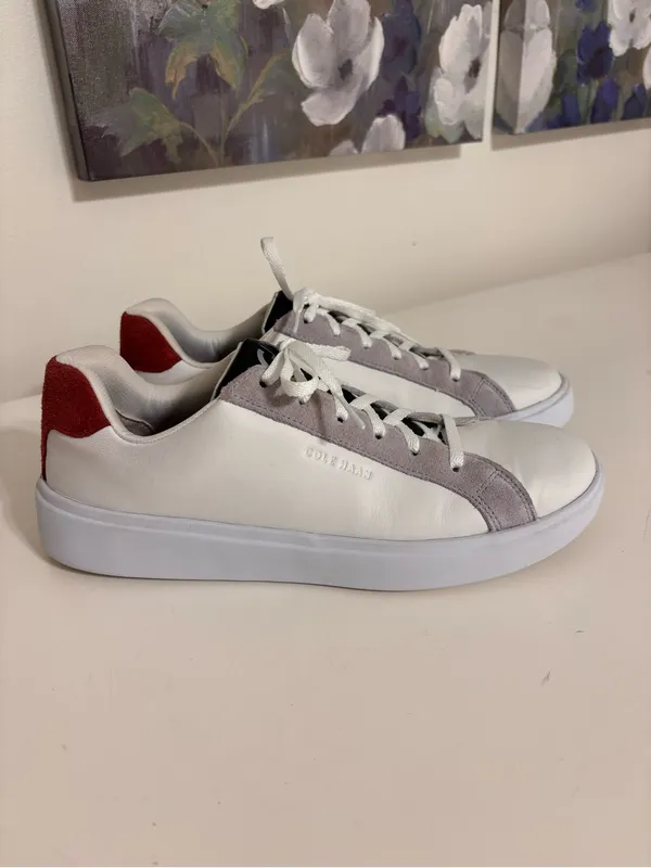 Cole Haan Grand Crosscourt Daily W29127 Ivory Syrah Leather Sneakers Women’s 8B - Image 4