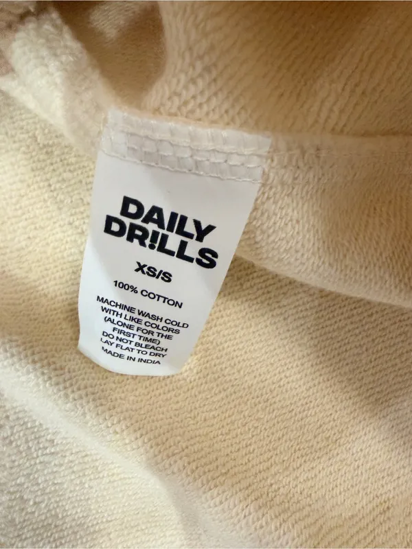 NIB Daily drills x Sunbum oversized Crewneck limited edition size xs/s - Image 8