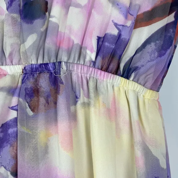 Show Me Your Mumu Watercolor Artsy Faux Wrap Sleeveless Kendall Maxi Dress‎ - Image 13