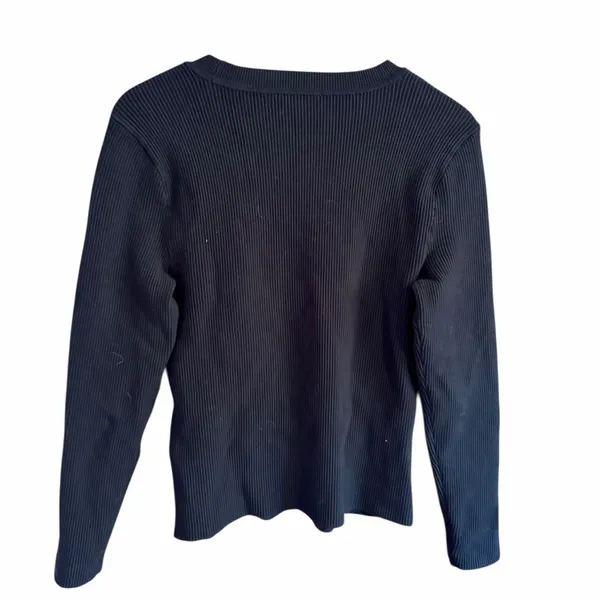 Abercrombie & Fitch Ribbed Thick Sweater Black Size XL - Image 3