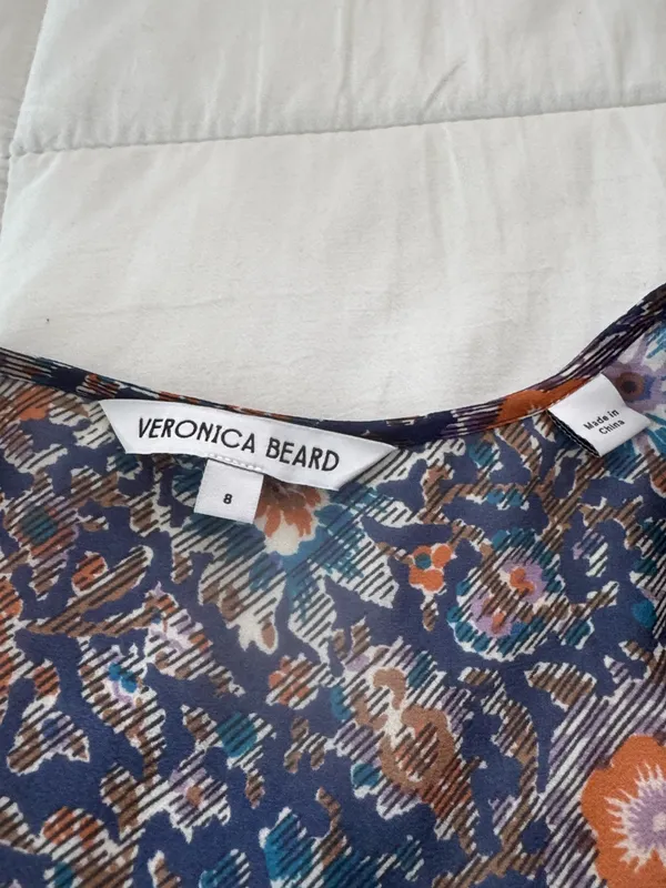 Veronica Beard silk boho dress size 8 - Image 4