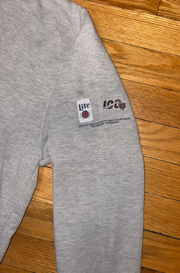 Vintage Chicago Bears Hoodie Size M - Image 3