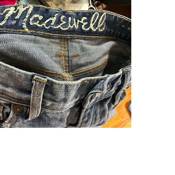 Madewell Classic Straight Leg Jeans Vintage Wash Denim Casual Wear size‎ 25/32 - Image 5