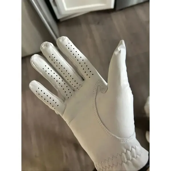 Golf leather glove right hand size XS to small white leather glove - Image 2