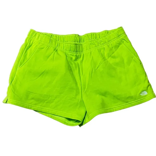 The North Face Women's Half Dome Fleece Shorts XXL Lime Green - Image 6