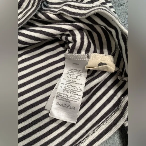 Madewell Striped long sleeve Top small - Image 5