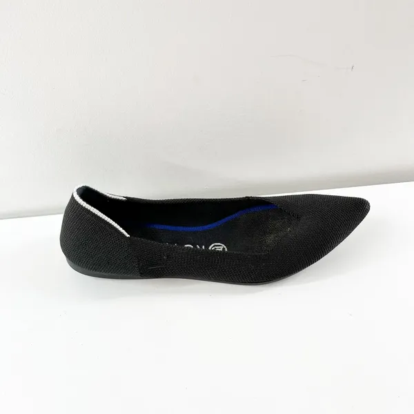Rothy's The Point Knit Slip On Pointed Toe Ballet Flats Shoes Black 7.5 - Image 7