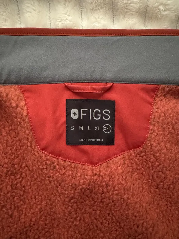 FIGS Women’s On-Shift Fleece Scrub Jacket Size XXL - Image 8
