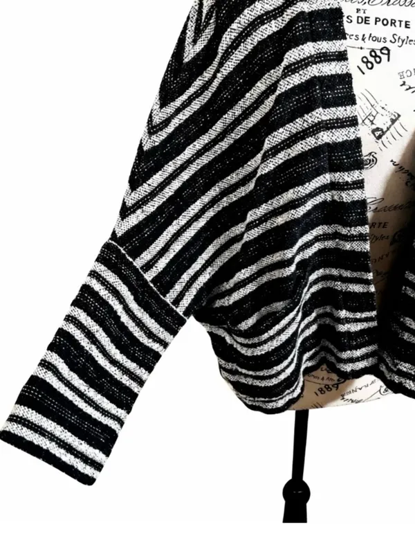 💥Madewell Upbeat Striped Open Front Cocoon Cardigan Sweater XS/S💛 - Image 8