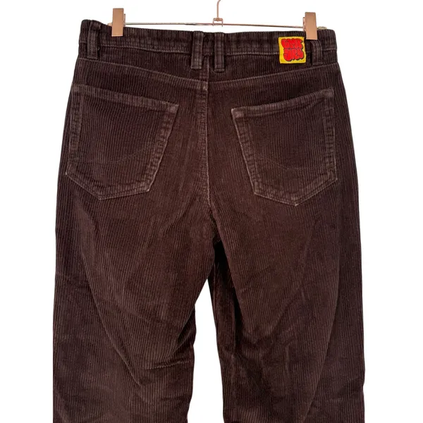 Empyre Brown Corduroy Skate Pants Size 27 Tapered Streetwear Y2K Unisex - Image 6