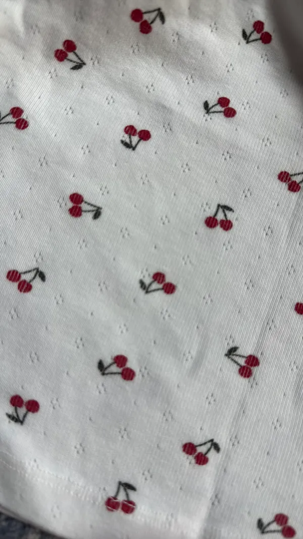Brandy Melville Cherry Cropped Tank Top - Image 2
