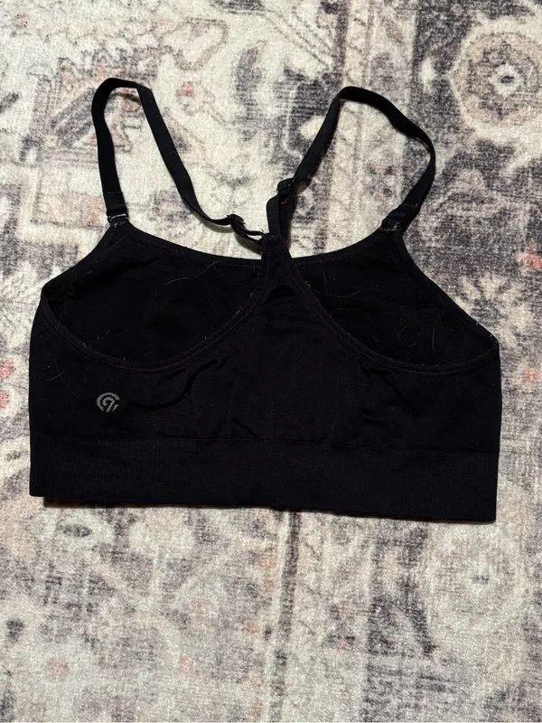 All In Motion Women’s Black Adjustable Bralette - Image 2