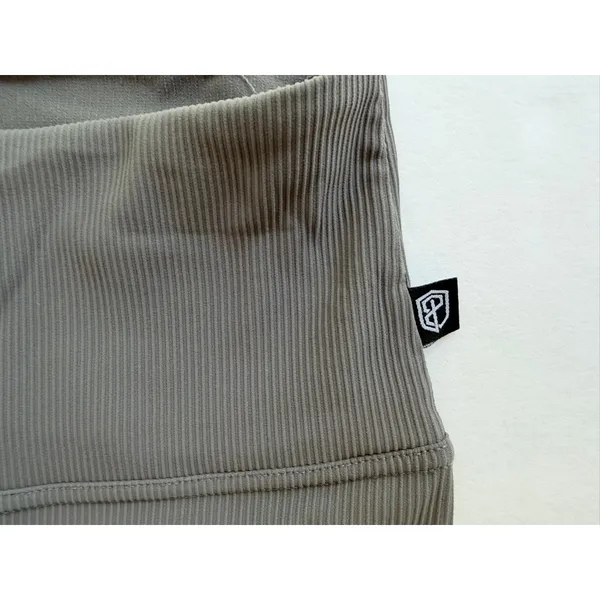 Born Primitive Limitless Ribbed Crop Dark Grey Size Small High Rise Gym Crossfit - Image 4