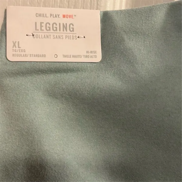 Aerie Women's High-Rise Leggings XL‎ Green Yoga Running Activewear - Image 6