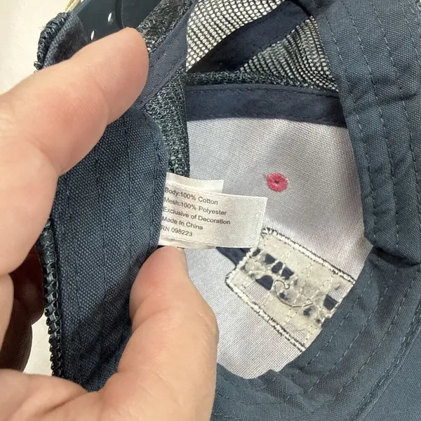 Magellan Navy Blue With Logo Baseball Cap Preowned - Image 4
