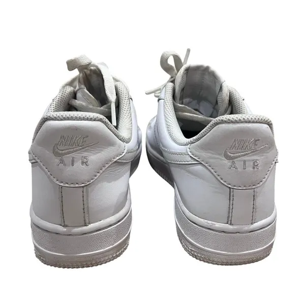 Nike Air‎ Force 1 Triple White DD8959-100 Womans US 7 EU 38 Leather Sneaker Shoe - Image 6