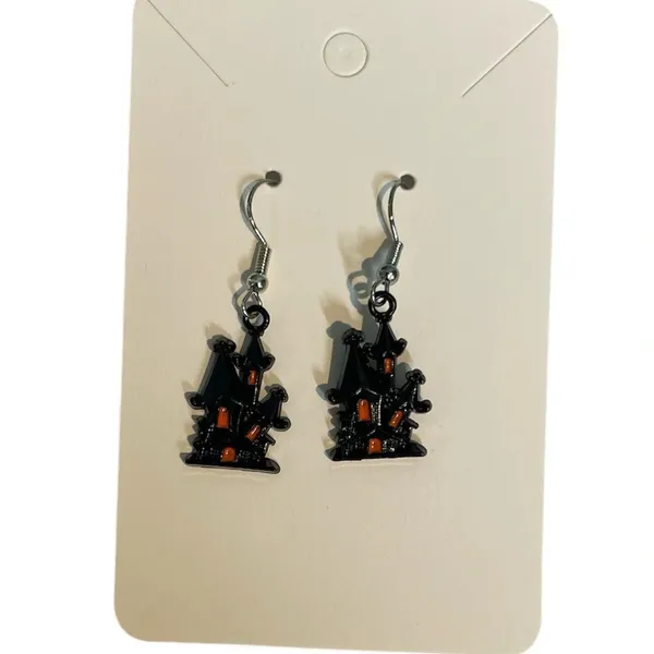 NWT 3 for‎ $20 Haunted House Fashion Pierced Drop Earrings “ you pick 3” - Image 4