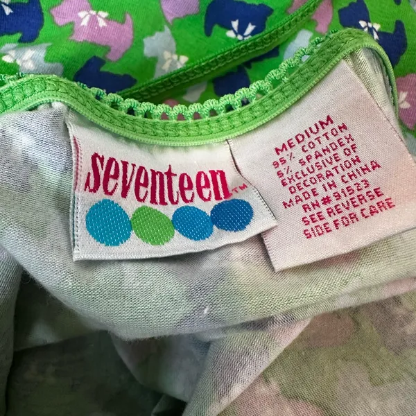 Vintage 90s Seventeen Babydoll Chemise Dress Y2K Loungewear Size Medium - Image 3