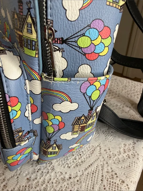Loungefly x Disney Pixar Up Balloon House Mini Backpack - Blue - Image 6