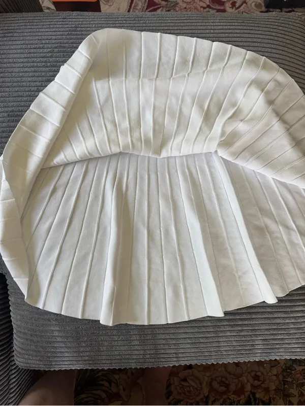 NWT Women’s XL White Pleated Skirt A New Day - Image 6