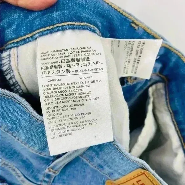 Levi's Distressed Women's Mile‎ High Super Skinny Distressed Jeans Size 25 - Image 12