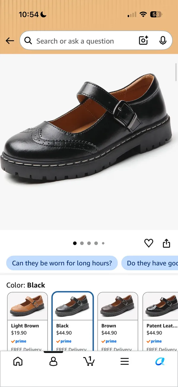 Amazon Black Mary Jane Shoes - Image 3