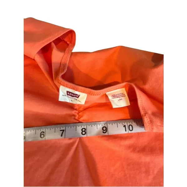 Levi's Women's Peach Short Sleeve Top - Image 4