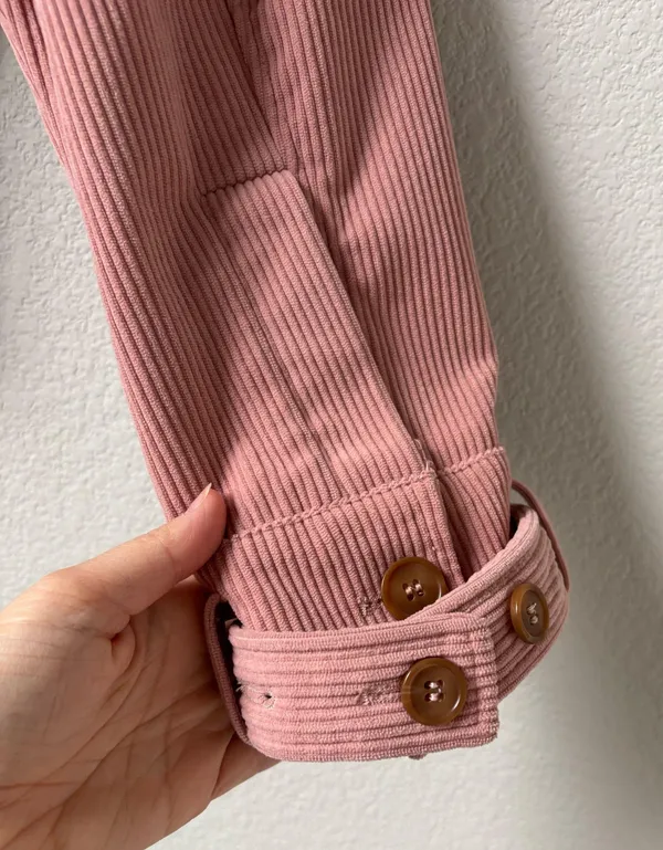 Avec Les Filles Pink Corduroy Jacket - Image 7