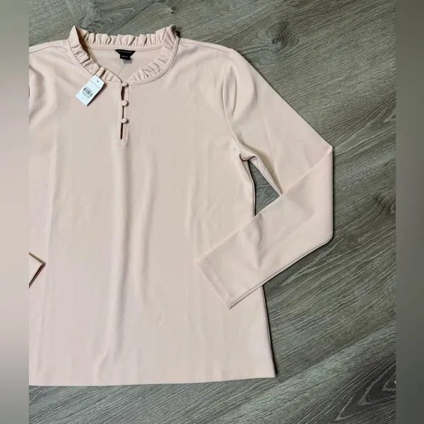 •ANN TAYLOR• ROSE PINK BLOUSE - Image 2
