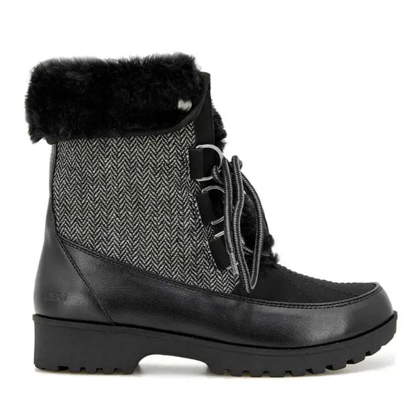 JBU Women’s Boots Size 6‎ Black Memory Foam Waterproof Warm Winter Faux Fur NWT - Image 2