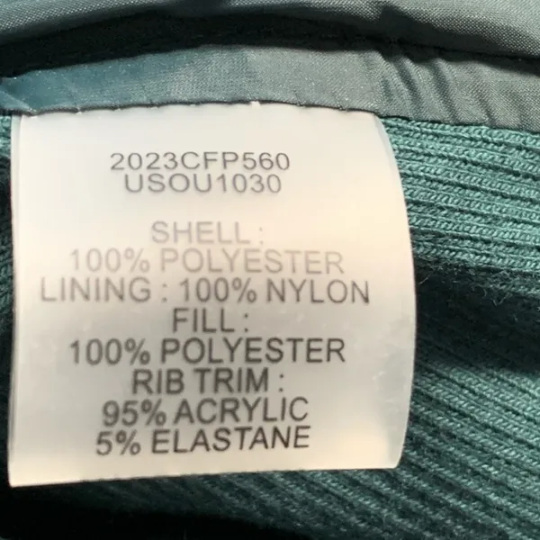 Universal‎ Standard Teal Hooded Puffer Jacket Quilted Medium NWT Comfort Panel - Image 10