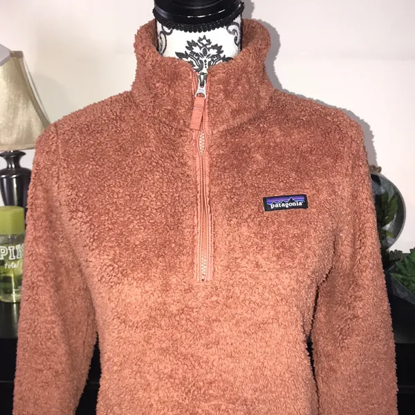 Patagonia Los Gatos Cozy Fleece Style 1/4 Zip Pullover Size Small - Image 3