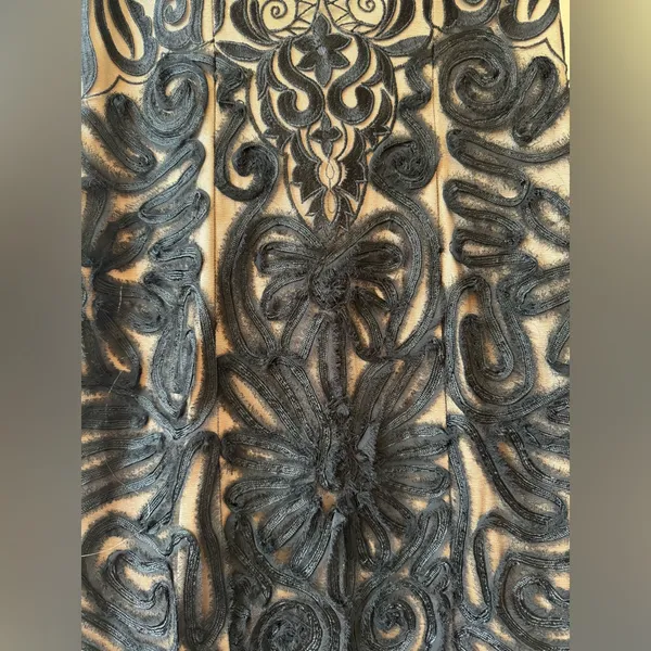 Sue Wong Lace Black Cocktail Dress Above‎ Knee Size 2 - Image 8