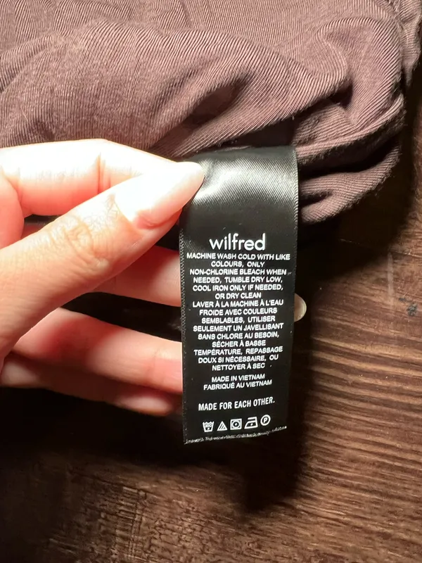 Wilfred Aritzia Lydia Brown Dress Size XS - Image 8