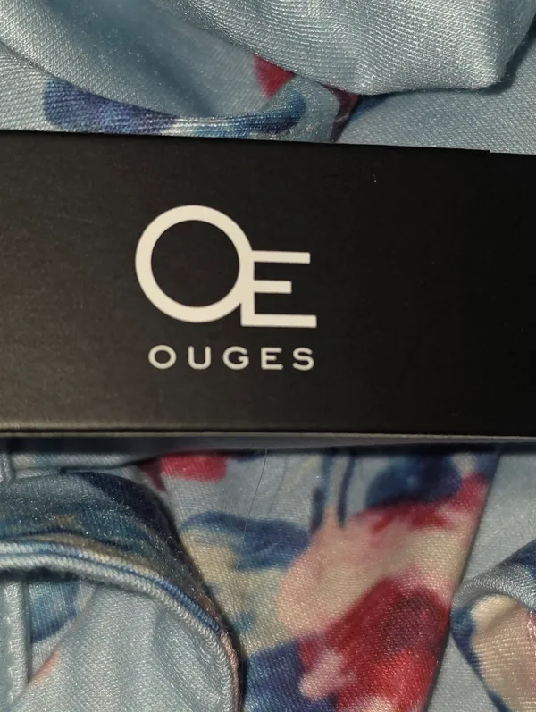 OE (Ouges) Sleeveless Dress Size Large NWT Blue - Image 6