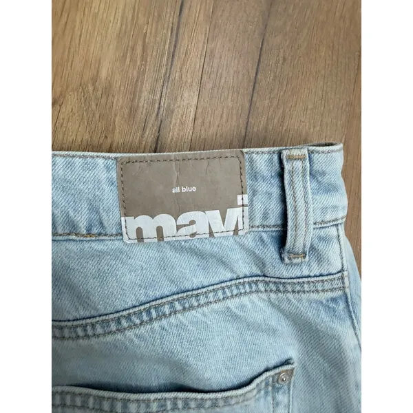 Mavi Paloma High Rise Wide Leg Jeans Light Wash‎ 100% Cotton Size 27 - Image 7