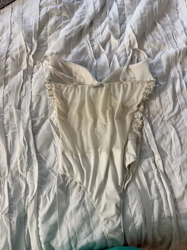 Perl Corset Top White Size M - Image 2