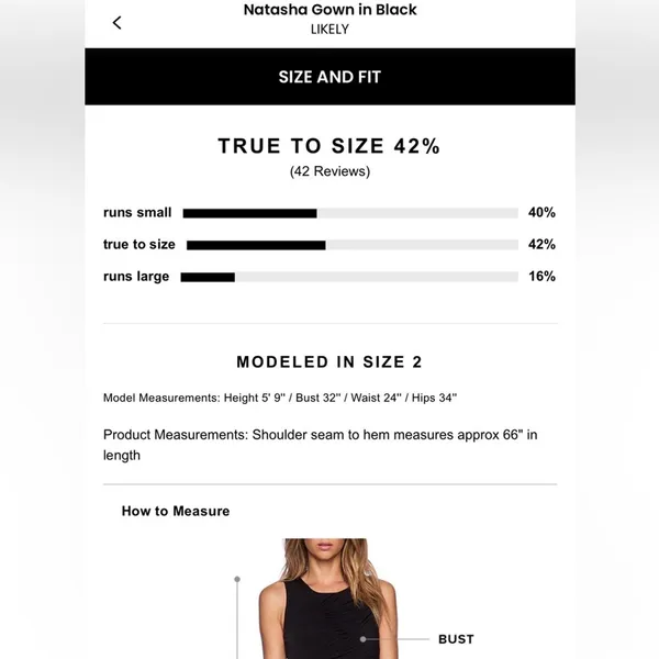Likely Natasha Gown in Black - Image 4