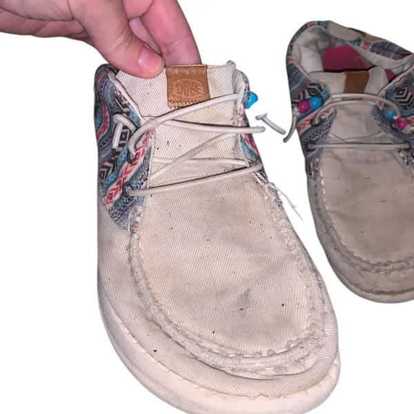 Hey Dude Wendy Mid Boho Mix Aztec Pattern Casual Shoes - Image 3