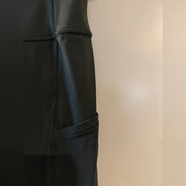 Lululemon Fast & Free Crop II *Nulux 19" Dark Olive - Image 5