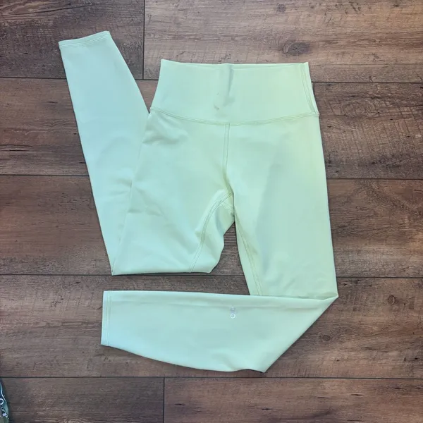 Alo Yoga High Waist Airlift Leggings Mint Green S 26."5 Inseam Activewear Yoga - Image 3