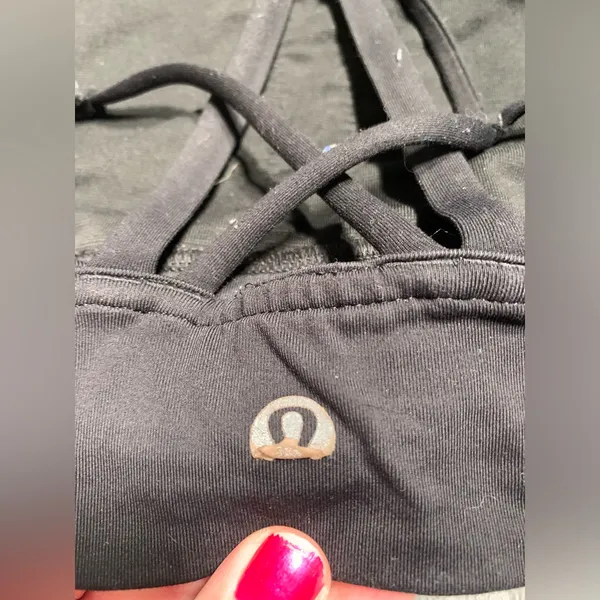 Lululemon soul cycle Black Women's strappy Sports Bra 6 - Image 4