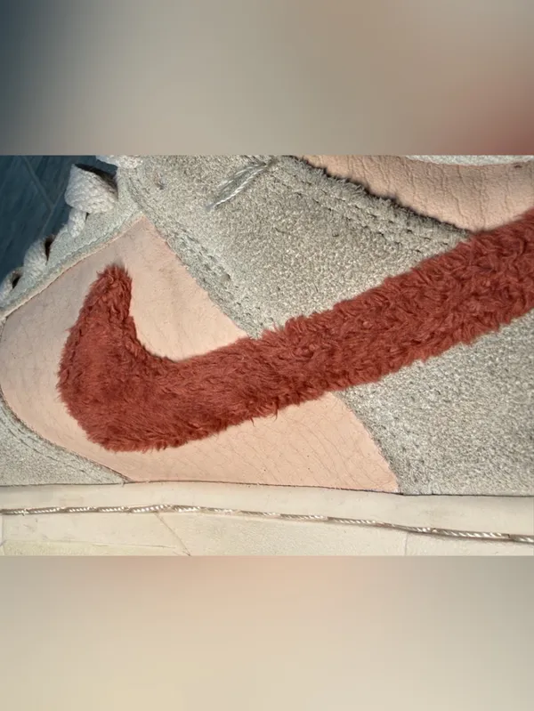 Nike Dunk Low Terry Swoosh Sneaker Women's Size 8 DZ4706-209 - Image 7