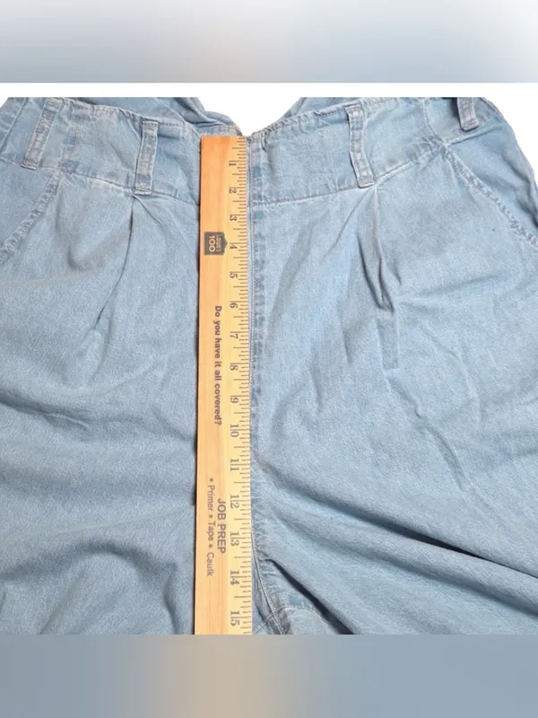 NWT Free People Size LARGE Sasha Convertible Wide Leg Jeans Pocket Jumpsuit - Image 3
