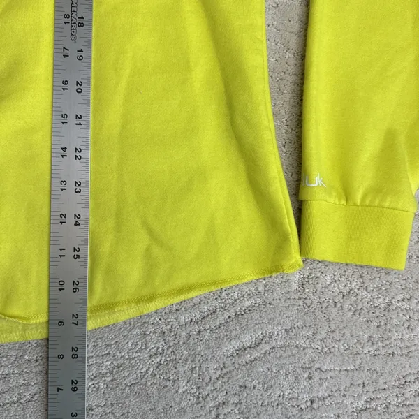 Womens‎ Huk Fishing Large Long Sleeve Crewneck Sweater Yellow - Image 5