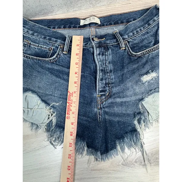 We The Free Free People Byron Bay‎ Denim Cut Off Shorts 28 Distressed Jean Short - Image 12